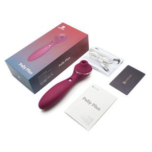 Вакуумний вібратор KISTOY Polly Plus Violet