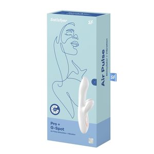 Вакуумний вібратор-кролик Satisfyer Pro+ G-Spot Generation 2 White