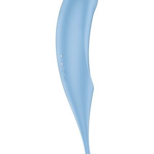Вібратор для клітора з вакуумною стимуляцією Satisfyer Twirling Pro Blue