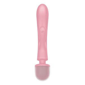 Вібратор-кролик з вібромасажером Satisfyer Triple Lover Pink, 3 мотори