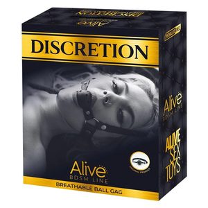 Повітропроникний кляп Alive Discretion Black