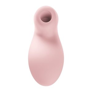 Вакуумний стимулятор з вібрацією Fun Factory Luna Soft Pink, 12 режимів вібрації, 11 рівнів вакууму