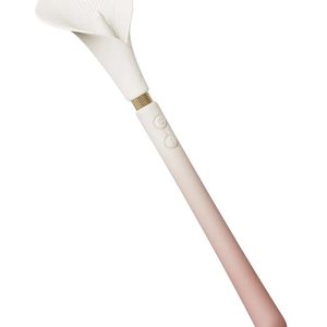 Розкішний вібромасажер Zalo – Calla Blossom Pink, двосторонній, 2 мотори