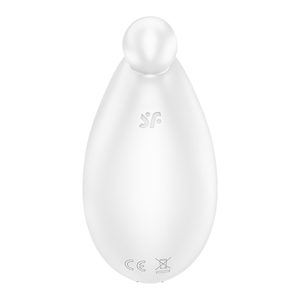 Вібратор для зовнішньої стимуляції Satisfyer Spot On 2 White, дуже потужний, гнучкий відросток