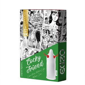 Презерватив із стимулюючими еластичними вусиками EGZO Cocky Friend латексний
