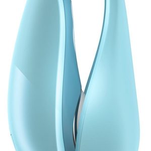 Вакуумний кліторальний стимулятор Womanizer Liberty Blue, магнітна кришка, 2 насадки