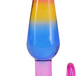 Набір анальних пробок Doc Johnson Crystal Jellies - Anal Trainer Set - Rainbow