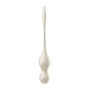 Вагінальні смарт-кульки з вібрацією Satisfyer Love Birds 1 Connect App White, 78 г