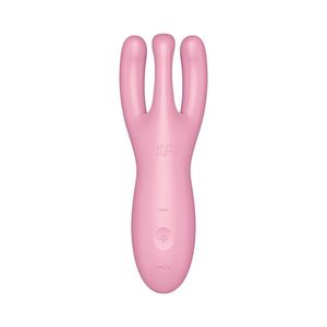 Кліторальний смарт-вібратор Satisfyer Threesome 4 Pink з трьома пальчиками