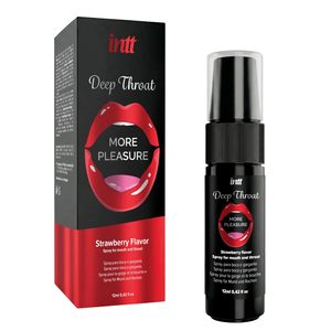Спрей для глибокого мінету Intt Deep Throat Oral Spray Strawberry (12 мл)