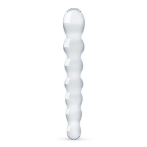 Скляний дилдо у вигляді намистин Gildo Glass Dildo No. 19