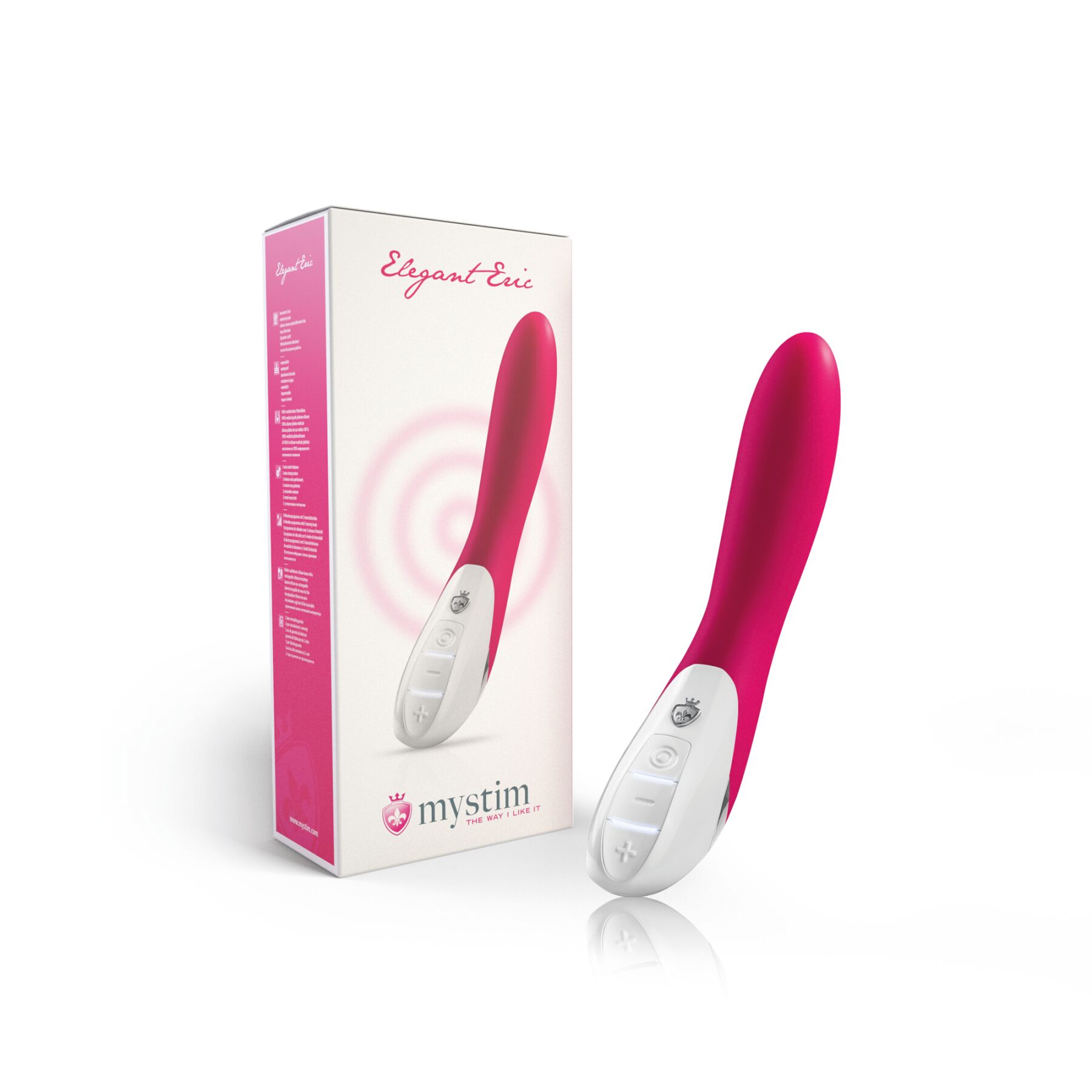 Вібратор Mystim Elegant Eric Pink