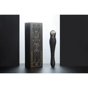 Вібромасажер з фрикціями і управлінням зі смартфона ZALO KING, Obsidian Black