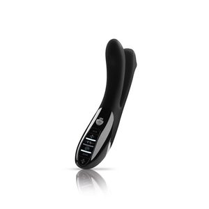 Вібратор подвійний з електростимуляцією Mystim Tingling Aparte eStim Black, міостимулятор