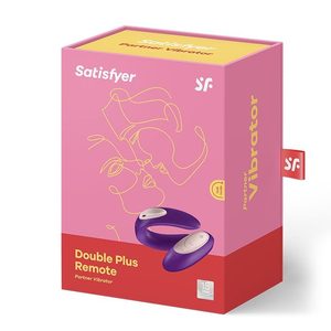 Вібратор для пар Satisfyer Double Plus Remote із пультом ДК та двома моторчиками