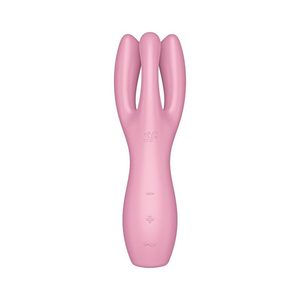Кліторальний вібратор Satisfyer Threesome 3 Pink з трьома пальчиками
