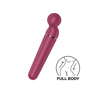 Вібромасажер Satisfyer Planet Wand-er Berry/Rosegold, дуже потужний, бездротовий