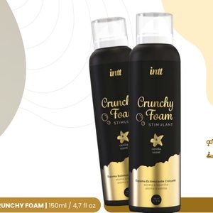 Масажна Хрустка Піна Intt Crunchy Foam Vanilla з ванільним ароматом, 150 мл