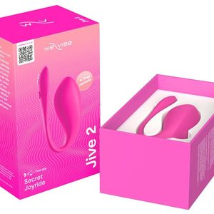 Смарт-віброяйце We-Vibe Jive 2 Electric Pink, пульт ДК, до 4 годин роботи