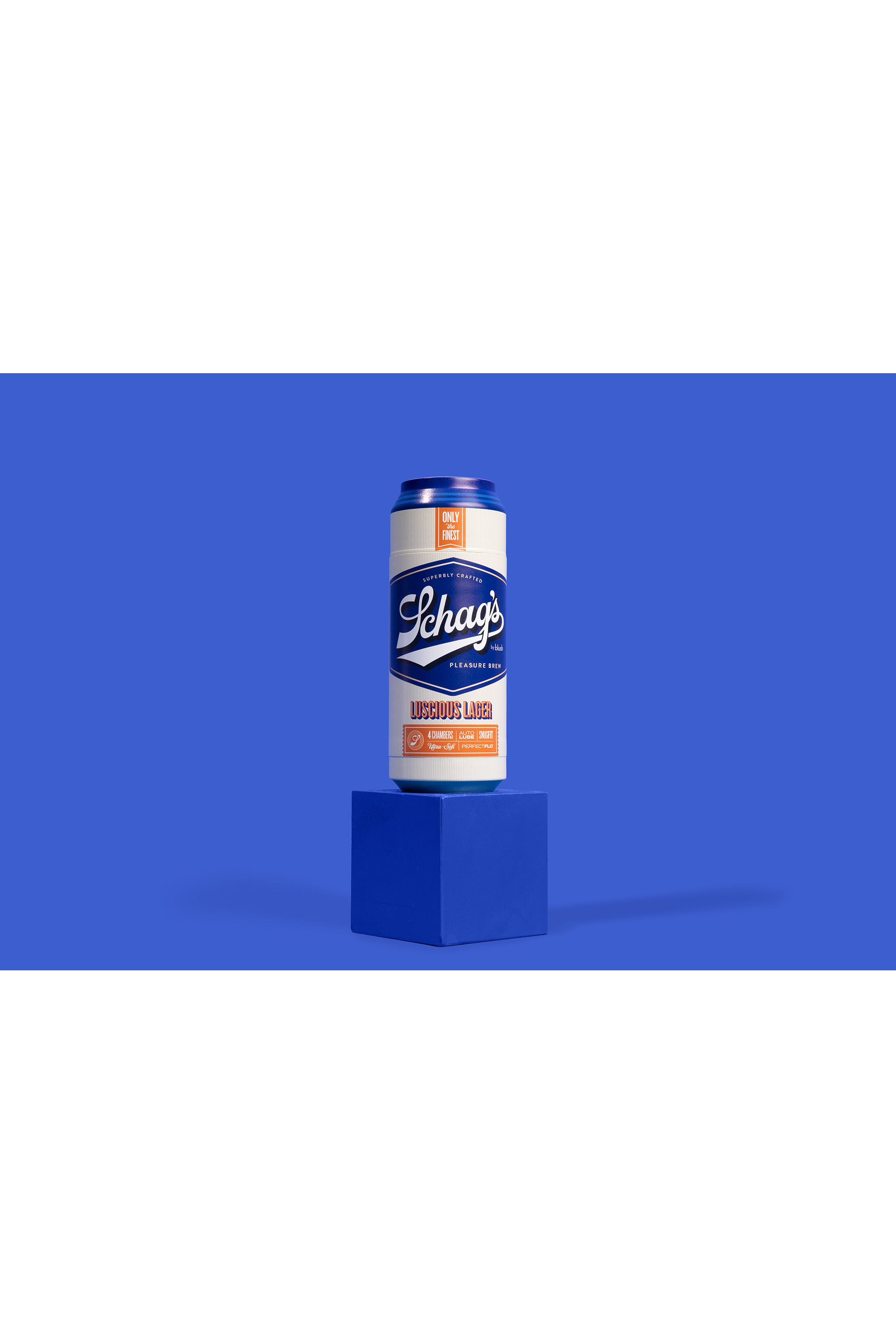 Мастурбатор – банка пива Blush Schag's Luscious Lager Masturbator Frosted, самозмащуваний, вакуум