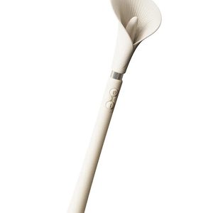 Розкішний вібромасажер Zalo – Calla Ivory White, двосторонній, 2 мотори