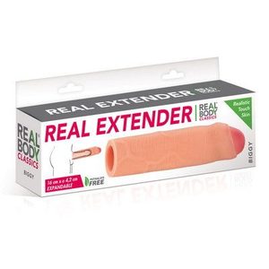 Насадка на член Real Body — Real Extender BIGGY із закритою головкою