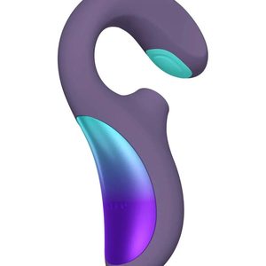 Кліторально-вагінальний звуковий стимулятор LELO Enigma Double Sonic Cyber Purple