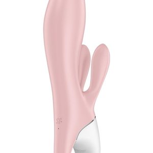 Вібратор-кролик надувний Satisfyer Air Pump Bunny 3, 12 режимів, подвійний відросток