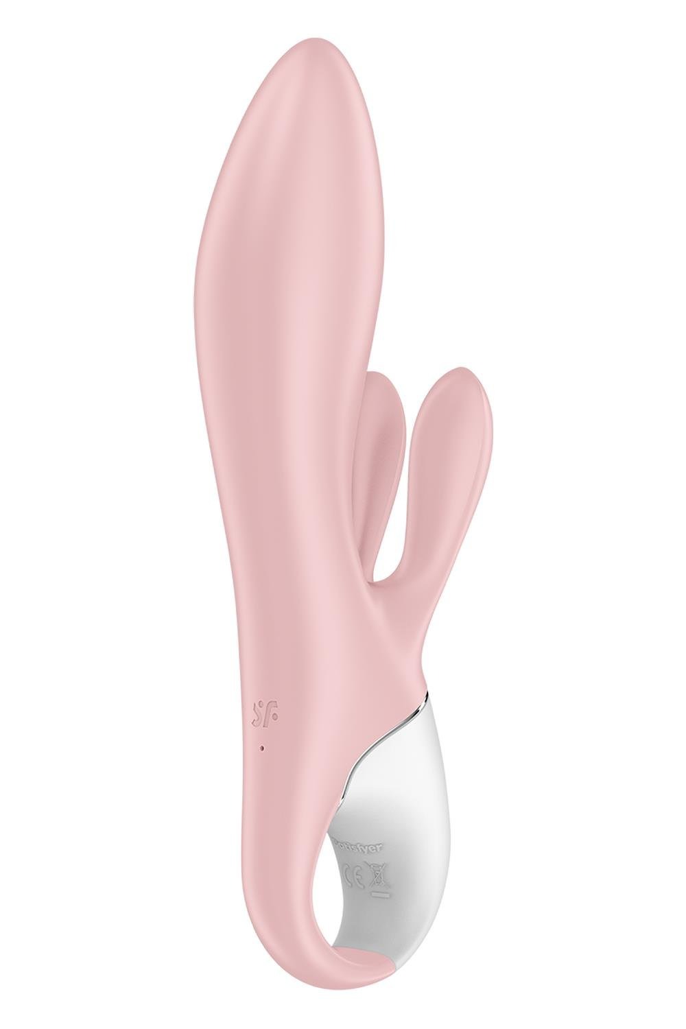 Вібратор-кролик надувний Satisfyer Air Pump Bunny 3, 12 режимів, подвійний відросток