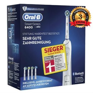 Електрична зубна щітка Oral-B 6400 SmartSeries із Bluetooth