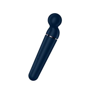 Вібромасажер Satisfyer Planet Wand-er Blue/Rosegold, дуже потужний, бездротовий