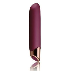 Потужний вібратор Rocks Off Chaiamo Burgundy, soft-touch силікон, до 3-х годин роботи, водостійкий