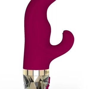 Вібратор-кролик Mystim Hop Hop Bob Fuchsia, потужний мотор, 8 режимів