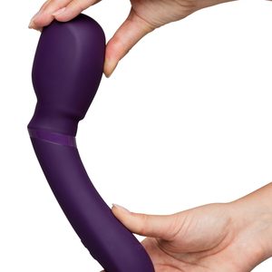 Смарт-вібромасажер We-Vibe Wand 2 Purple, дуже потужний, функція Smart Silence