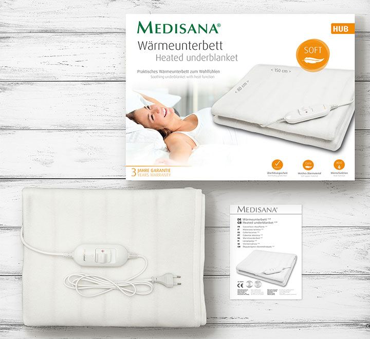 Електропростирадло Medisana HUB