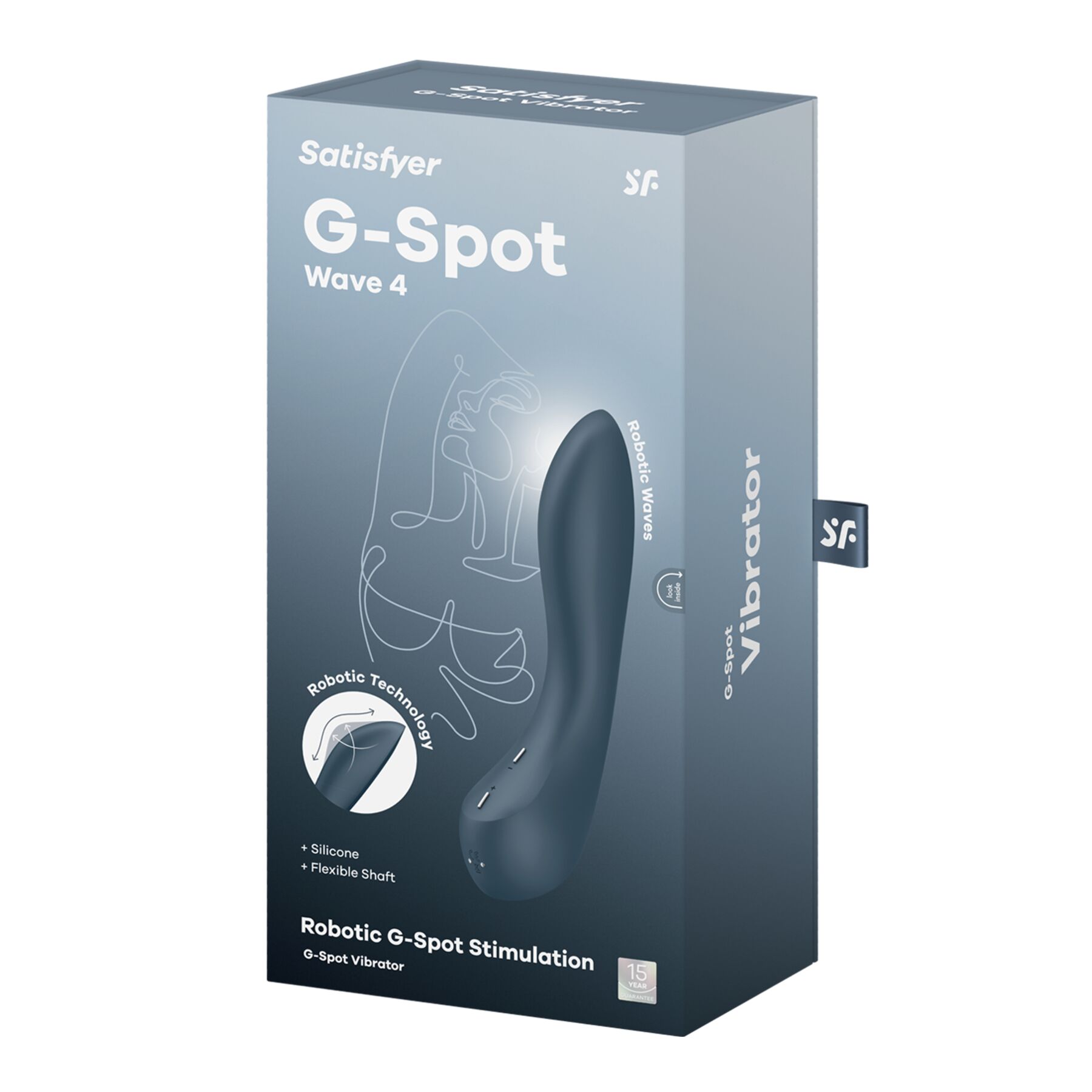 Стимулятор точки G Satisfyer G-Spot Wave 4, ефект пестощів пальчиком, 12 режимів