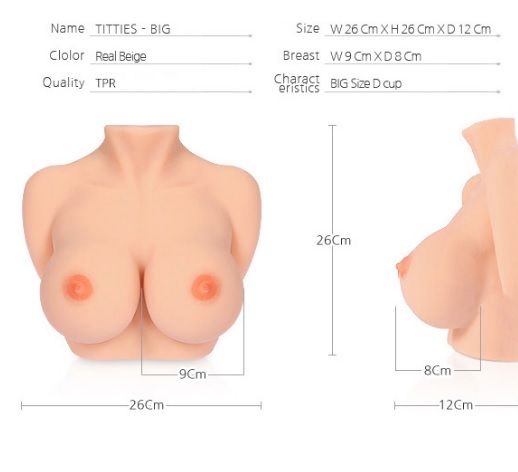 Мастурбатор-груди Kokos Bouncing Titties D