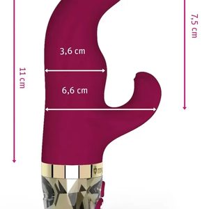 Вібратор-кролик Mystim Hop Hop Bob Fuchsia, потужний мотор, 8 режимів