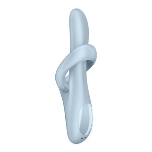 Вібратор з ротацією Satisfyer Heat Flex 4 Blue, підігрів до 39°C