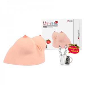 Мастурбатор Kokos Juilana Breast 2WayPlus з функцією масажу та вібрацією