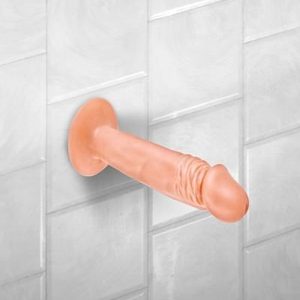 Фалоімітатор Real Body — Real Zack Flesh, TPE, діаметр 3,7 см