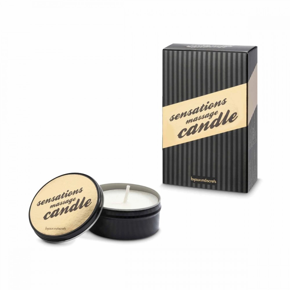 Масажна свічка Bijoux Indiscrets Scented Massage Candle (35 г), жасмин-троянда