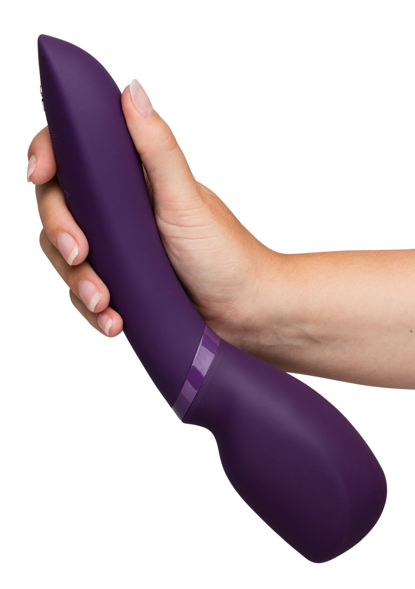 Смарт-вібромасажер We-Vibe Wand 2 Purple, дуже потужний, функція Smart Silence