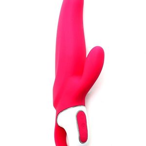 Потужний вібратор-кролик Satisfyer Vibes Mr. Rabbit, два мотори, литий силікон, 12 режимів роботи