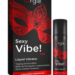Рідкий вібратор Orgie "SEXY VIBE" вібрація + ефект, що зігріває, 15 мл