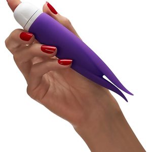 Вібратор з пелюстками Fun Factory VOLITA, фіолетовий, компактний, дуже тихий, на батарейках