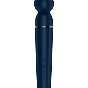 Вібромасажер Satisfyer Planet Wand-er Blue/Rosegold, дуже потужний, бездротовий