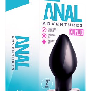 Анальний плаг ANAL ADVENTURES PLEASURE PLUG BLACK