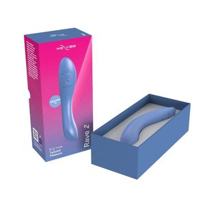 Смарт-вібратор We-Vibe Rave 2 Twisted Pleasure Blue, для точки G та входу в піхву, 2 мотори