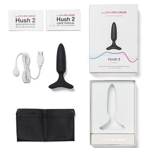 Анальна смарт-вібропробка Lovense Hush 2, розмір XS